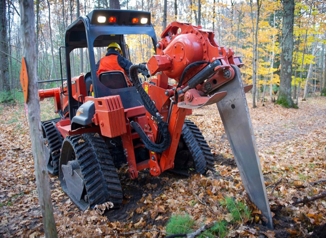 Plow for oak wilt removal